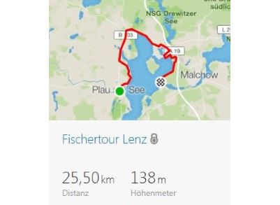 Fahrradverleih Touren um den Plauer See